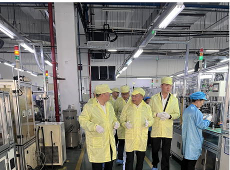 蒋文春莅临绵阳918博天娱乐官网深圳分公司调研